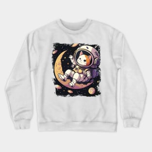 Cat Astronaut, Space Kitty, Catronaut - Funny Cats Crewneck Sweatshirt